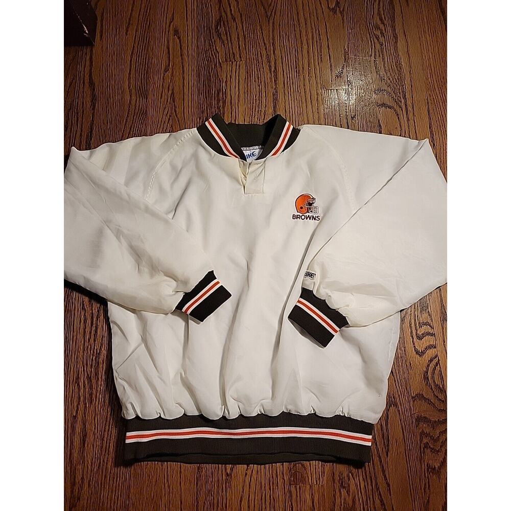 Cleveland Browns Pullover Jacket Size Youth Large NFL Football Boys Kids